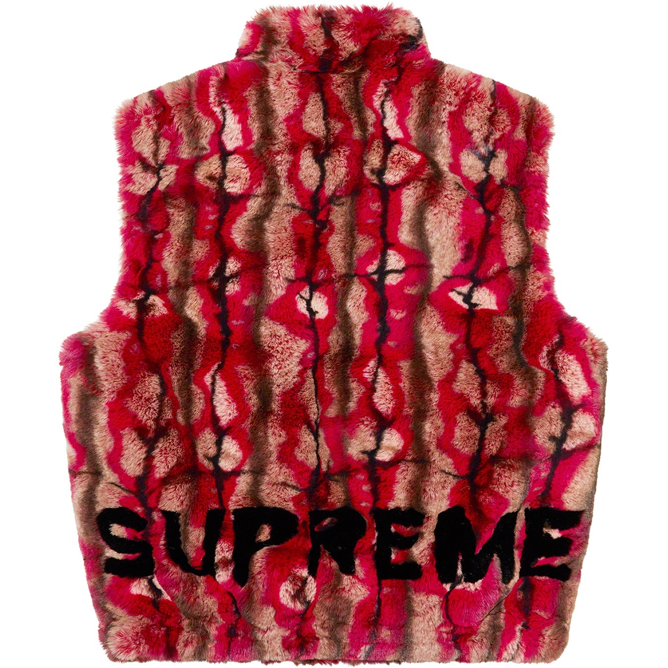 Faux Fur Hooded Vest view 10